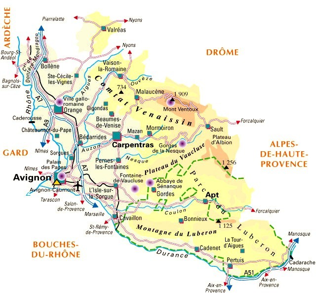 département du vaucluse tourisme