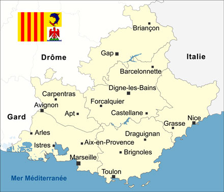 villes de la provence