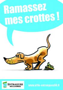 Flyer déjections canines