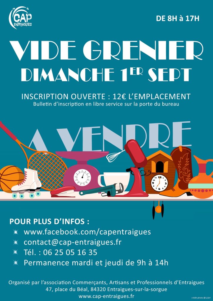 affiche vide grenier