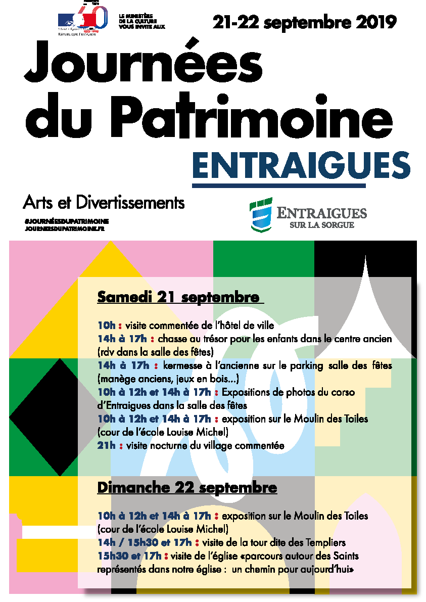 affiche journée du partrimoine