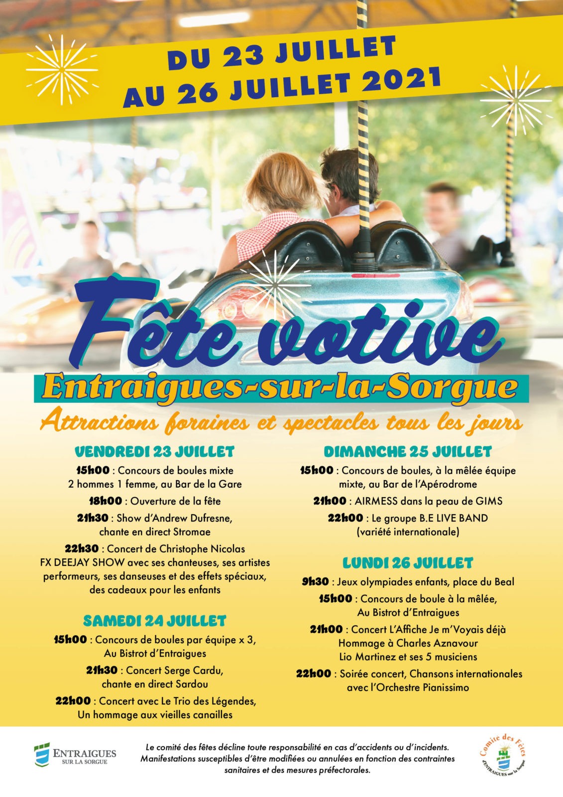 affiche fête votive